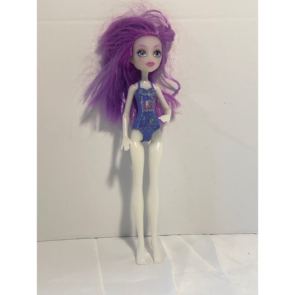 Monster High Doll Purple Hair Swimsuit Ghost Doll Toy